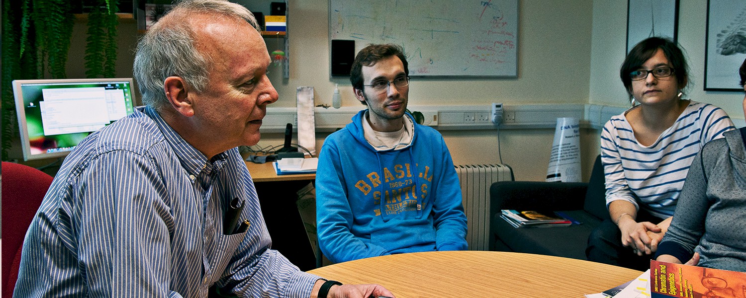 Adrian Bird with Greenberg Lab Members Adrian Bird with Lab Members